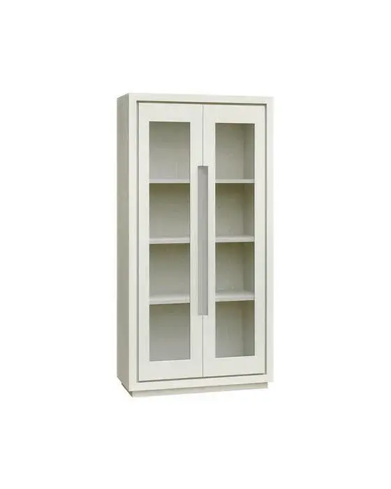 Hunter vitrinskåp ivory mist
