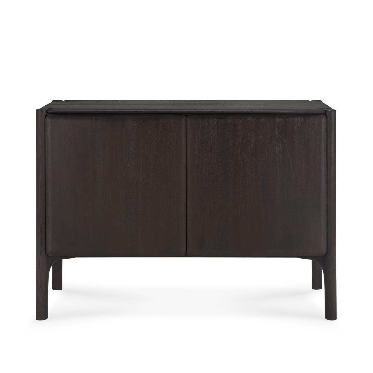 Ethnicraft - PI Sideboard - Varnished Teak - Dark Brown - 2 Doors 119/45/83 - Sideboards - Alain Van Havre - Brun - Trä
