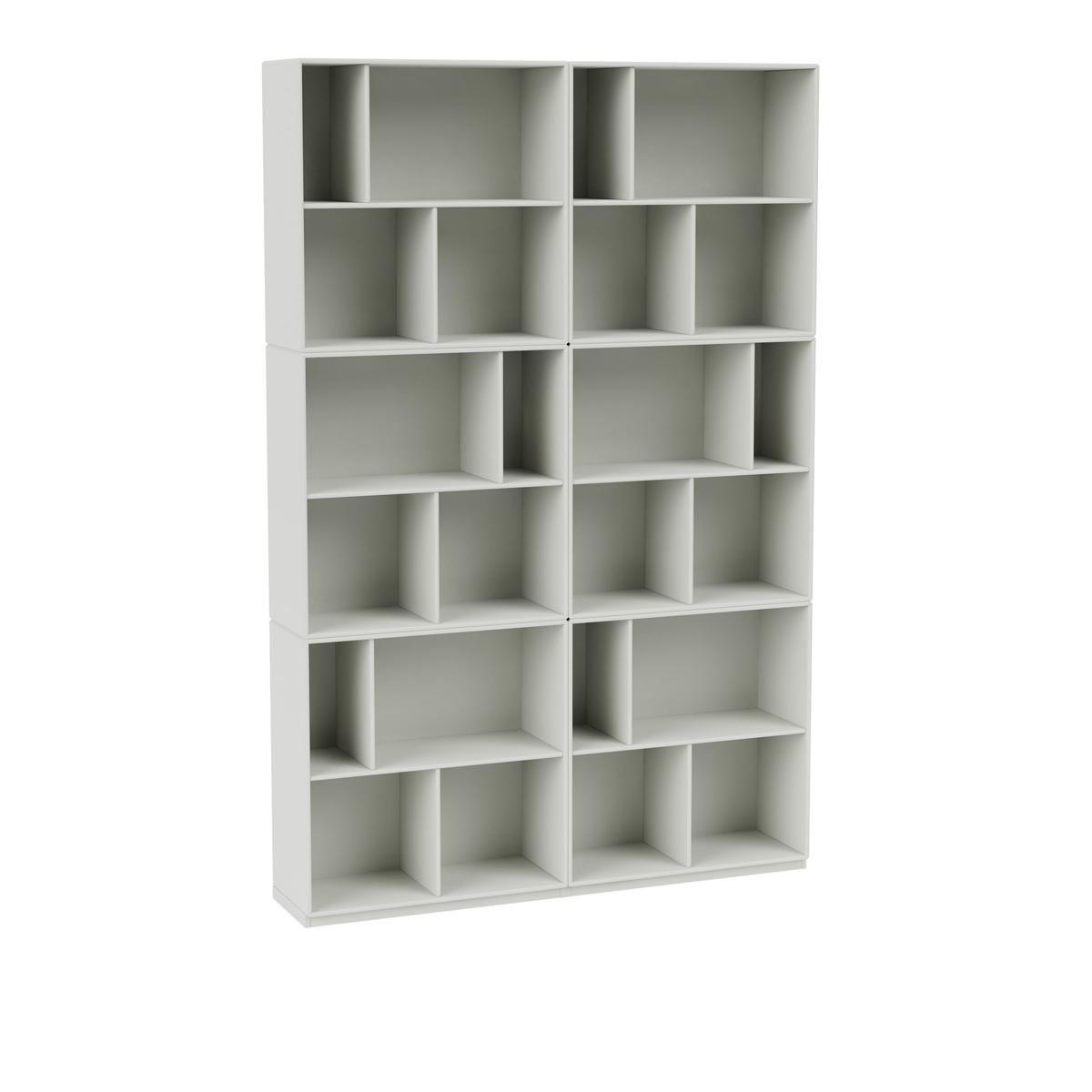Montana - Read Spacious Bookshelf, Plinth H3 cm - Nordic - Hyllor - Peter J. Lassen - Grå