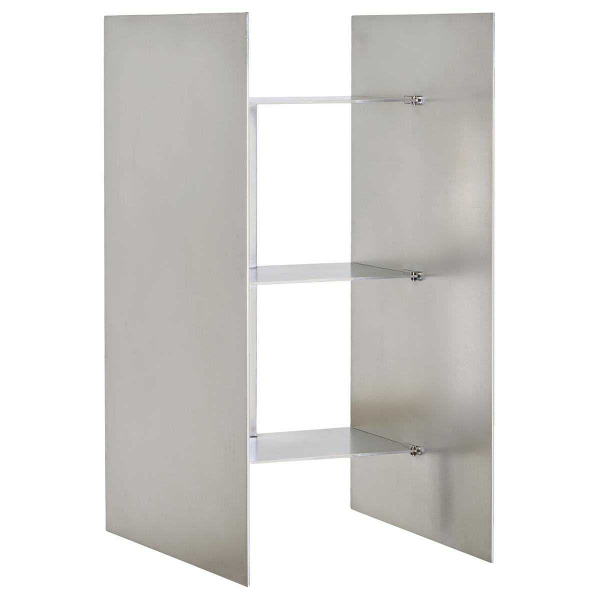 Frama - Sheet Cabinet vägghylla - Vägghyllor - Bjørn van den Berg - Silver - Metall