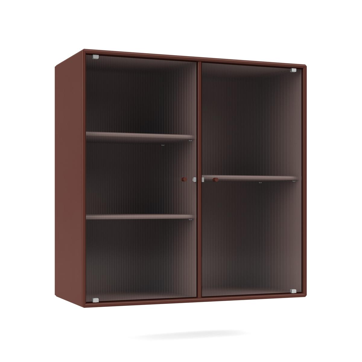 Montana - Ripple Ii – Vitrine Cabinet 155-Masala 04 Suspension Rails - Skåp och vitrinskåp - Peter J. Lassen - Brun - Trä