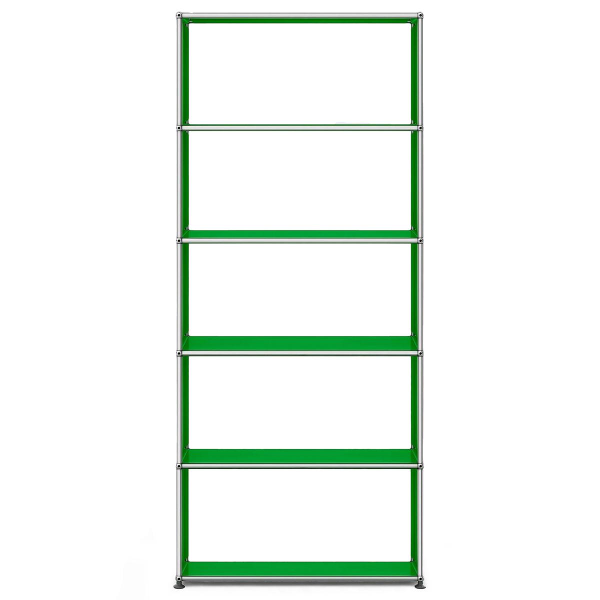 USM - USM Haller 108 Shelving USM Green - Hyllor & Hyllsystem - Fritz Haller & Paul Schärer - Grön - Metall