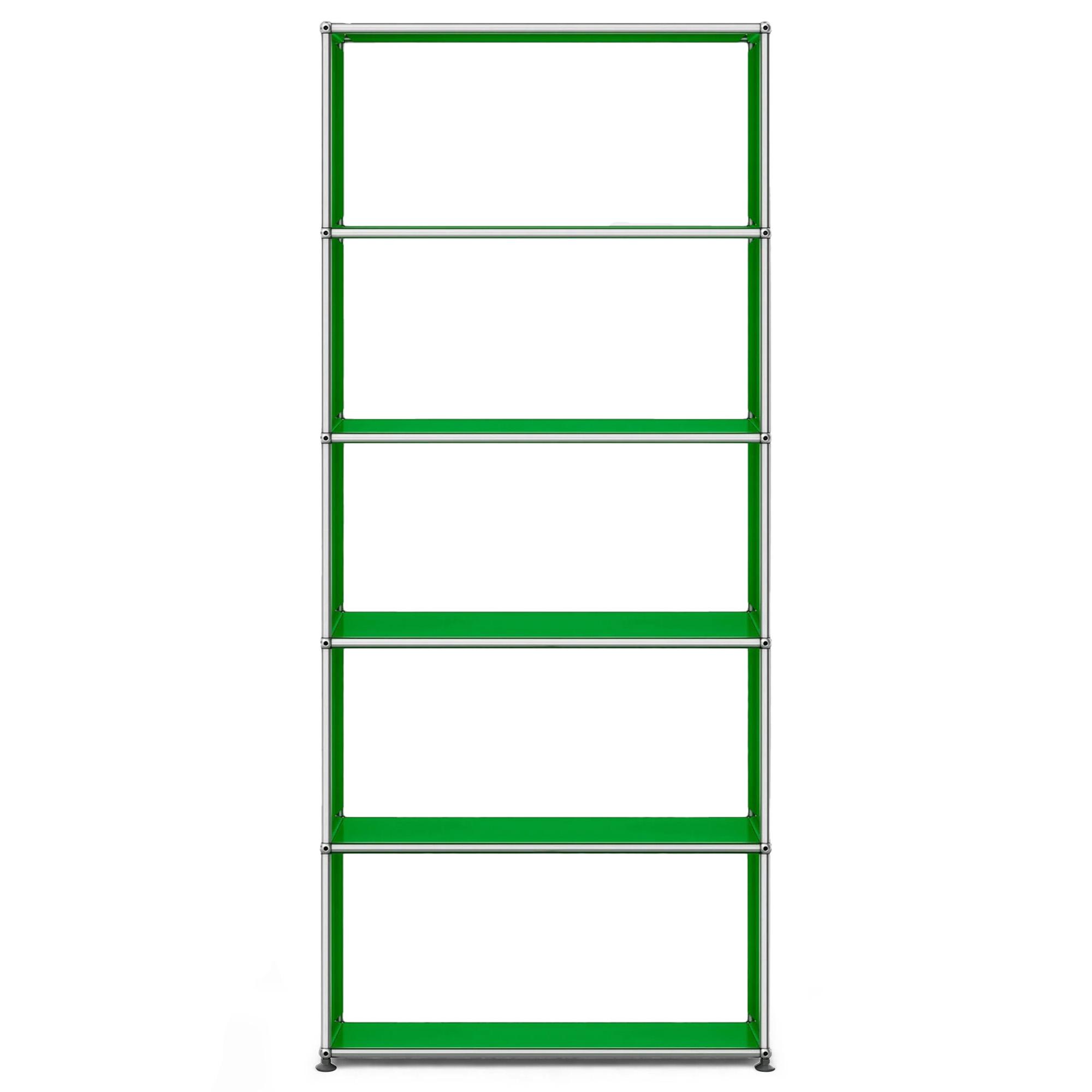 USM - USM Haller 108 Shelving USM Green - Hyllor & Hyllsystem - Fritz Haller & Paul Schärer - Grön - Metall
