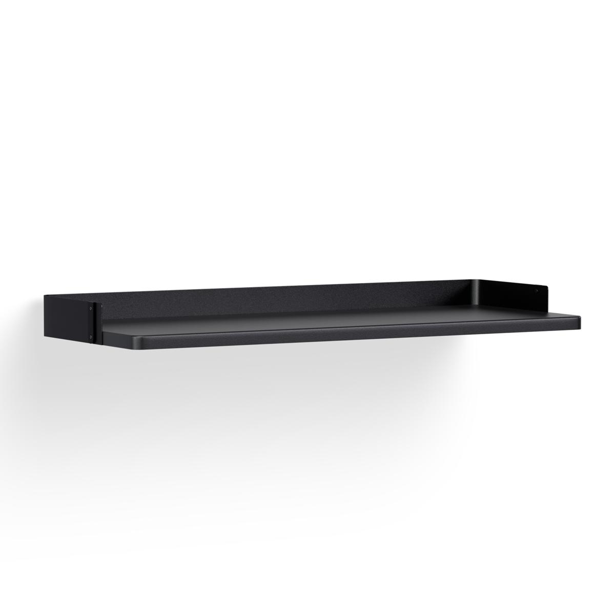 HAY - Pier System Shelf - Black Powder Coated Steel - Hyllor & Hyllsystem - Svart - Metall