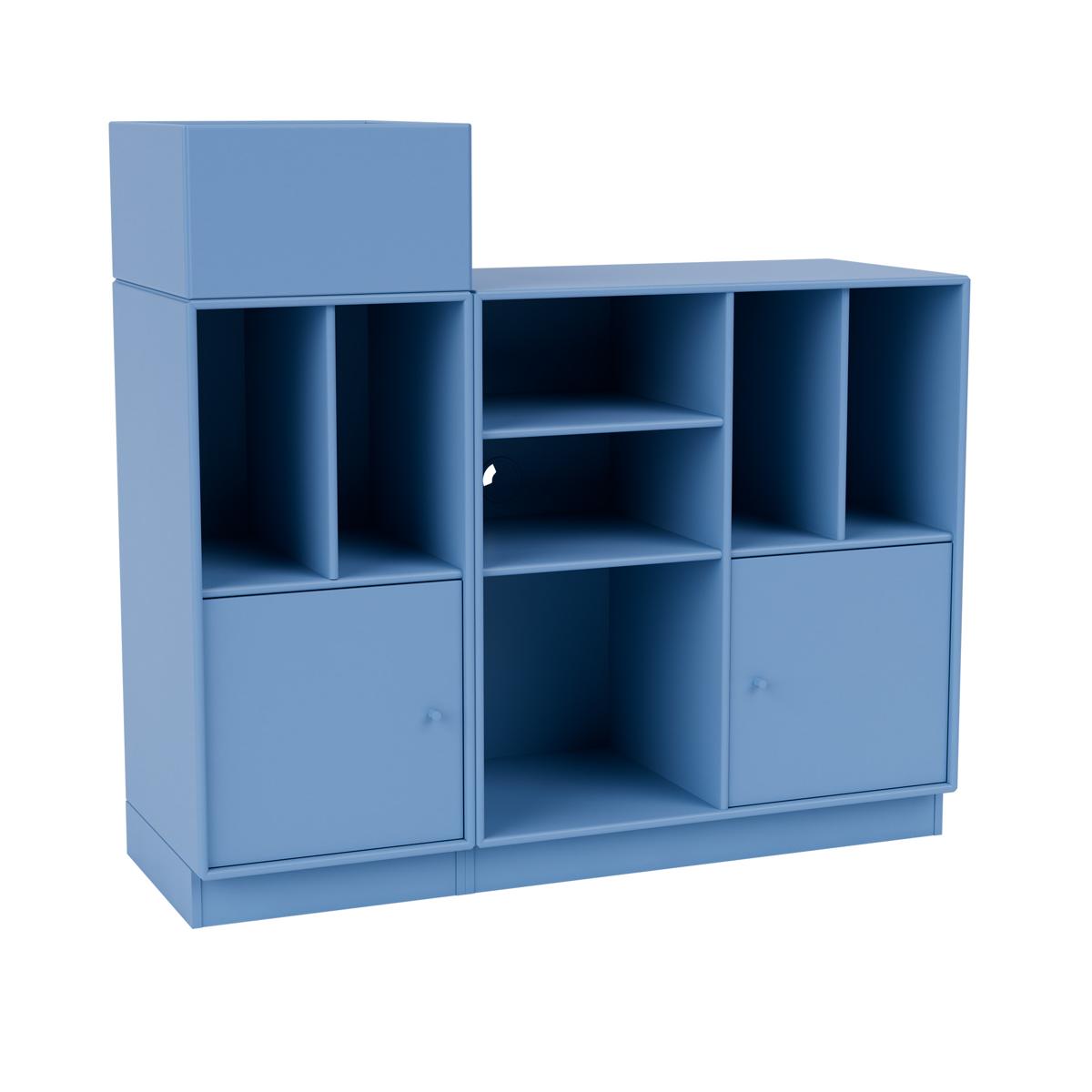 Montana - SPIN III Vinyl Storage, 07-Plinth 7 cm, 154 Azure - Skåp och vitrinskåp - Peter J. Lassen - Blå