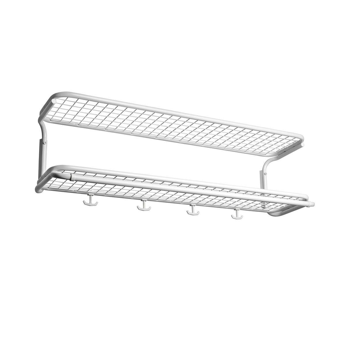 Essem Design - Classic 650 Hatthylla Vit/Vit, 100 cm - Hatthyllor och skohyllor - Gunnar Bolin - Vit - Metall/Plast