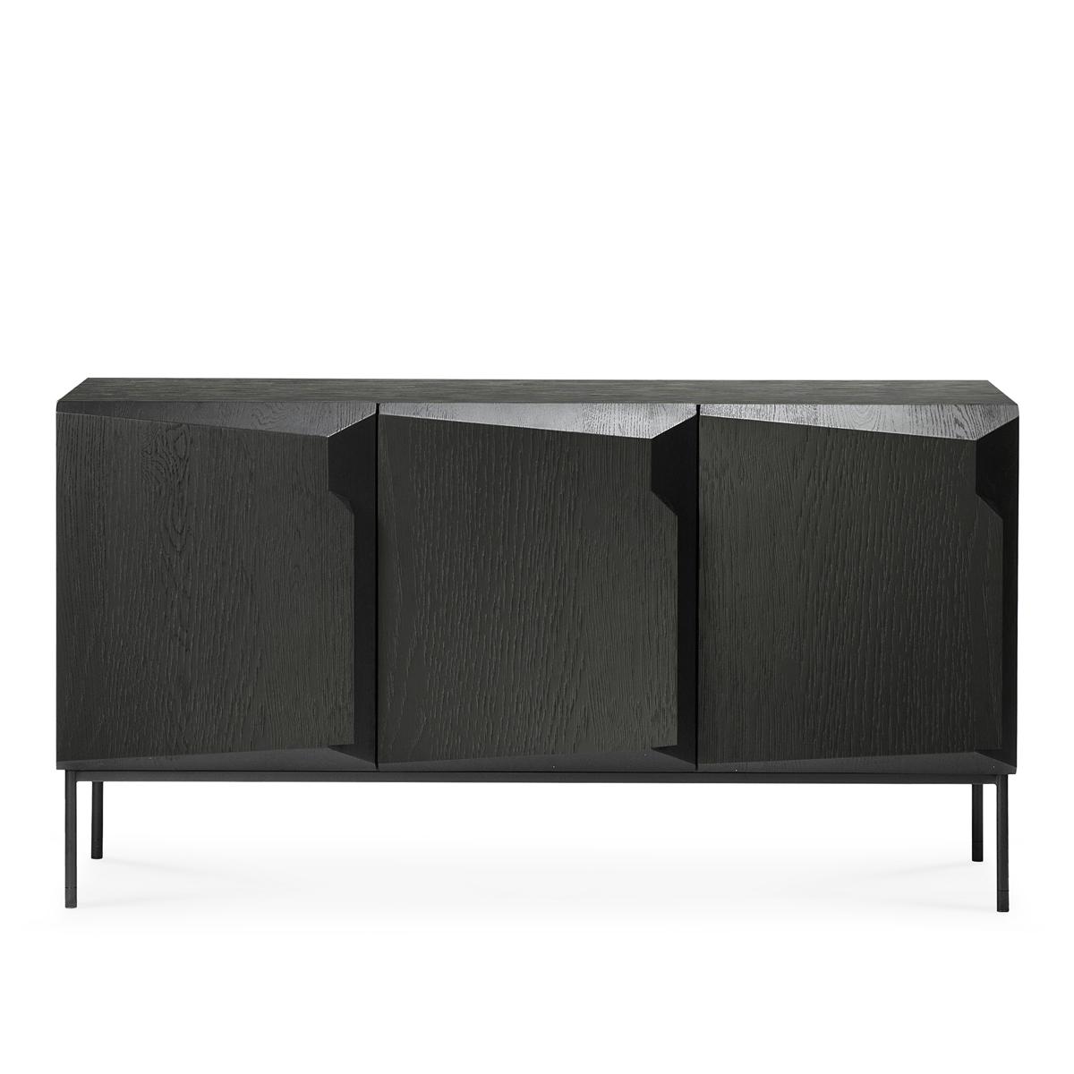 Ethnicraft - Stairs sideboard - 3 doors - Black - Skänkar och sideboards - Alain Van Havre