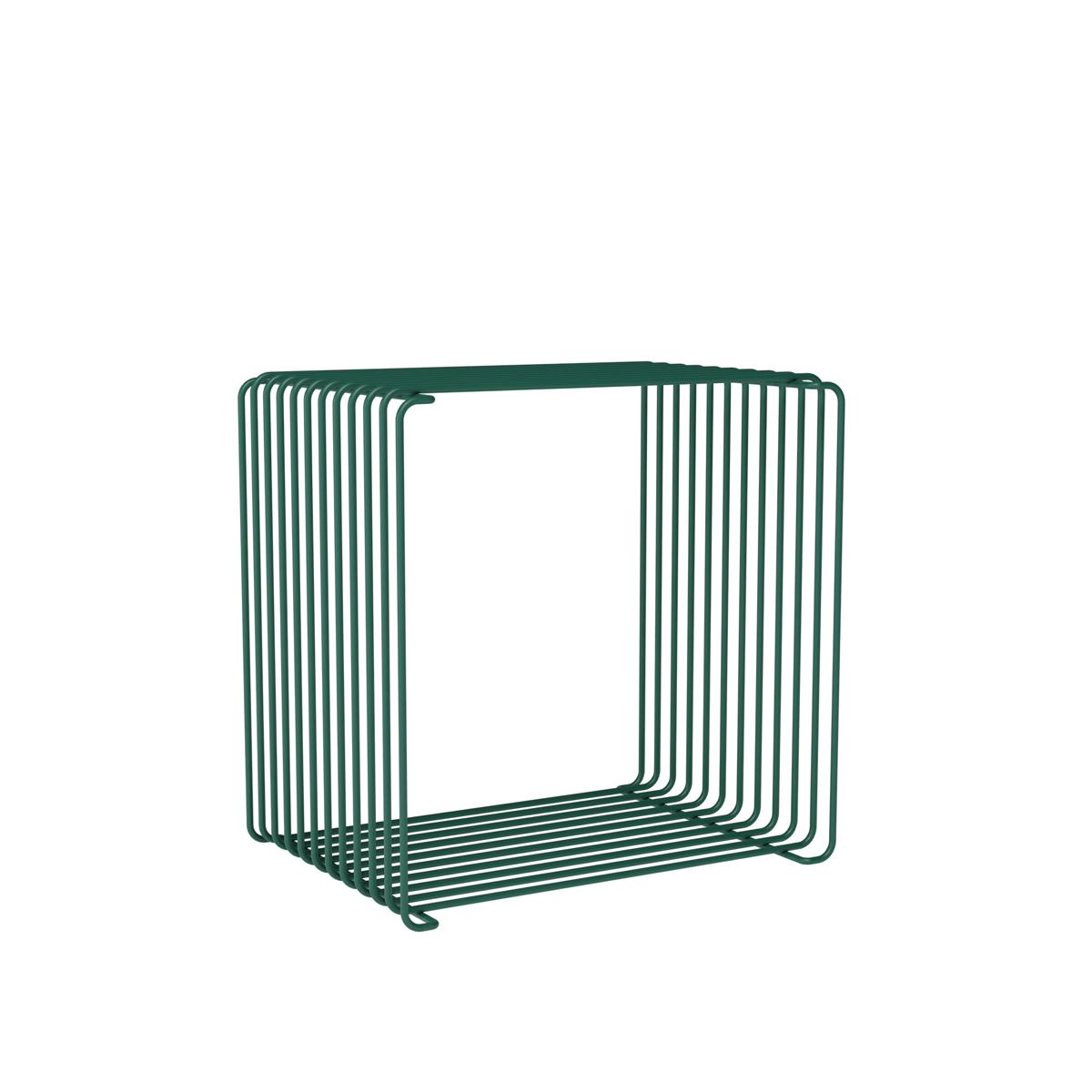 Montana - Panton Wire Single hylla, djup 25,7 cm - Pine - Hyllor & Hyllsystem - Verner Panton - Grön - Metall