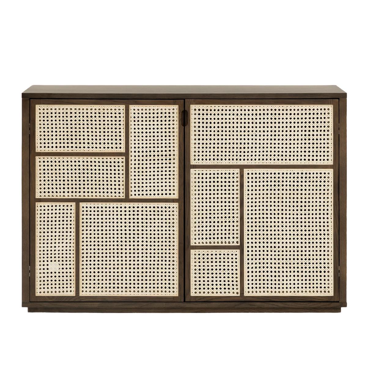 Design House Stockholm - Air sideboard Dark Oak, Cane - Skänkar och sideboards - Mathieu Gustafsson