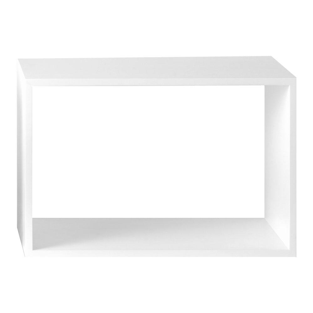 Muuto - Stacked 2.0 White Open Large - Hyllor - Julien De Smedt - Vit