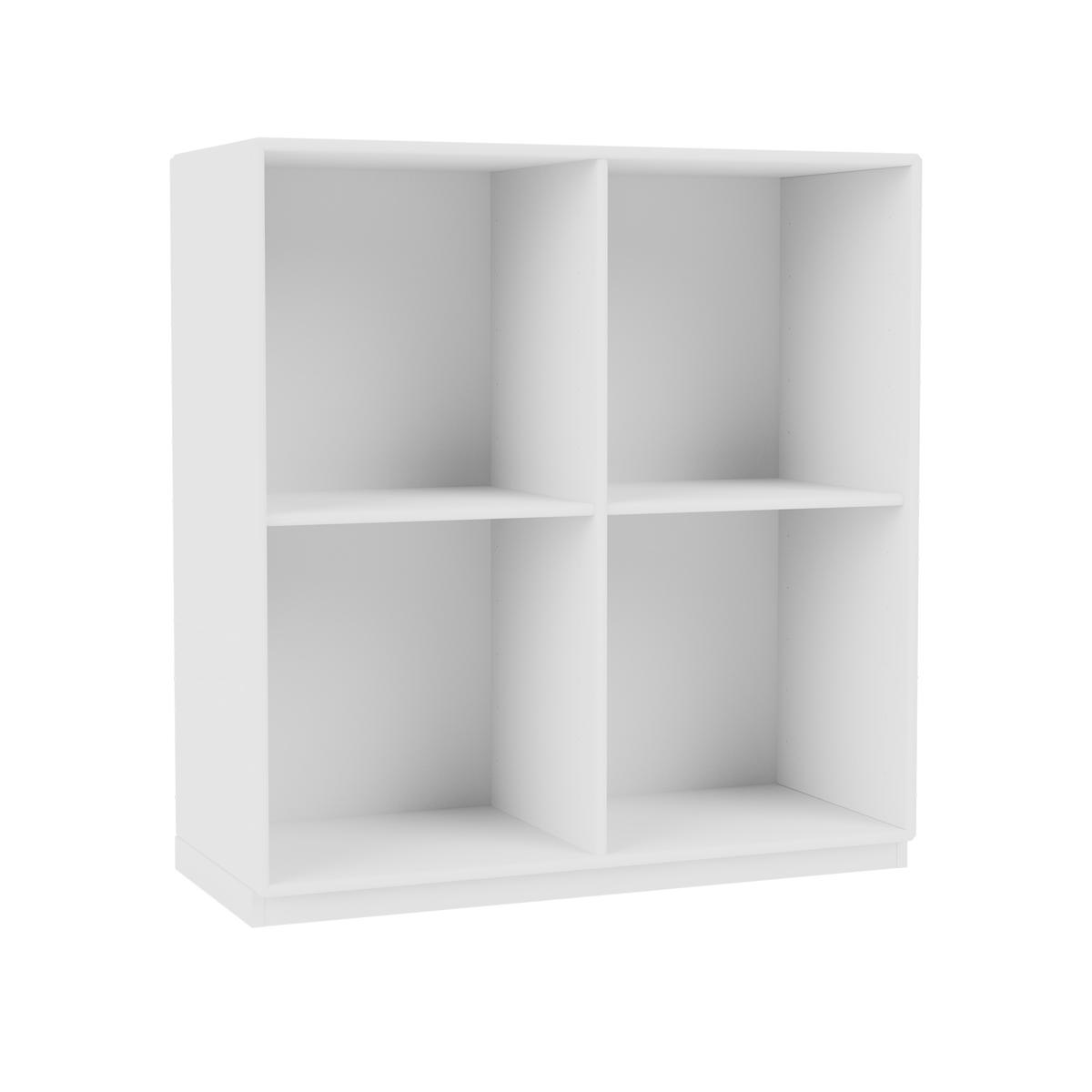 Montana - Show Bookcase, Plinth H3 cm - New White - Hyllor & Hyllsystem - Peter J. Lassen - Vit