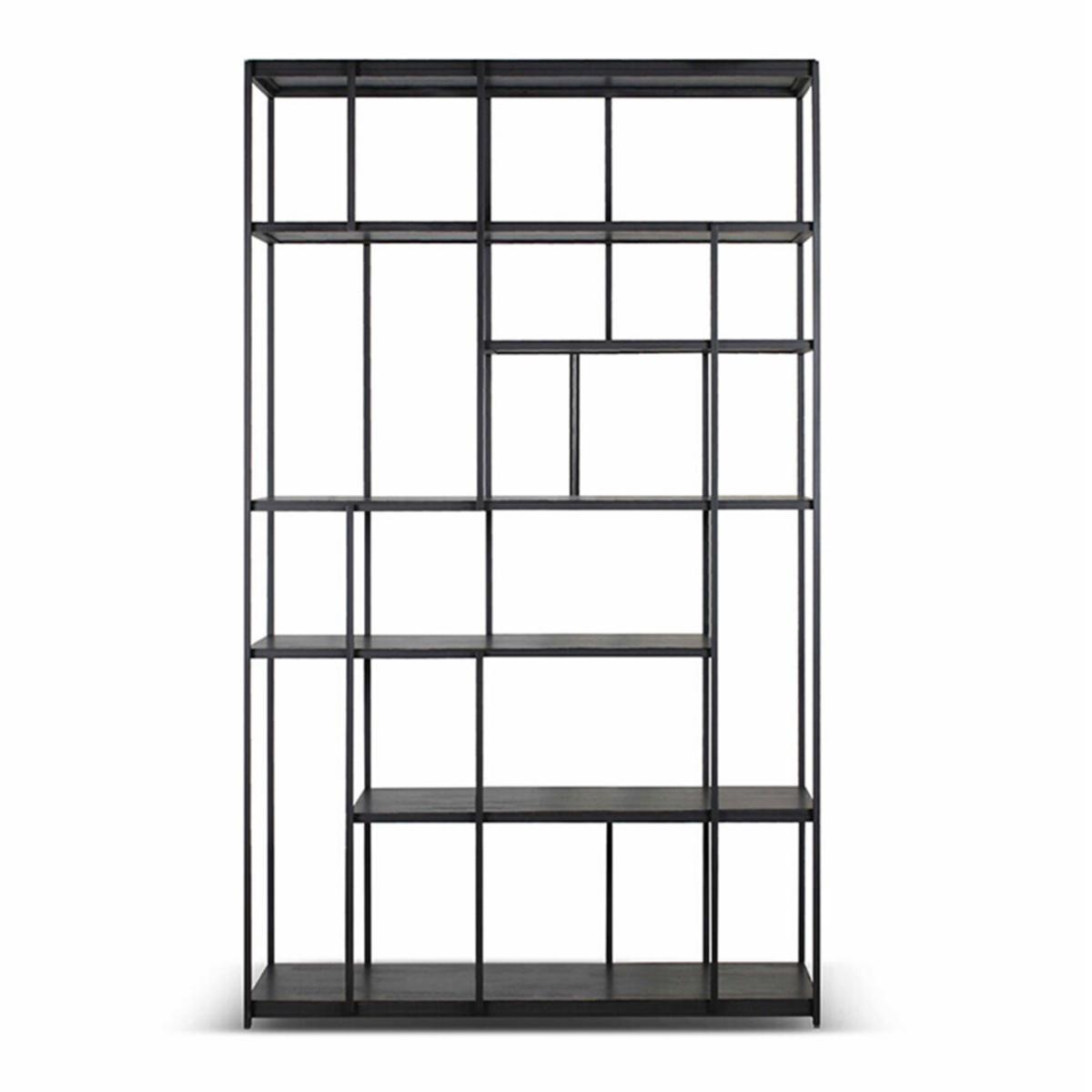Ethnicraft - Studio Rack Teak No Doors - Hyllor - Anderssen & Voll - Svart - Metall/Trä
