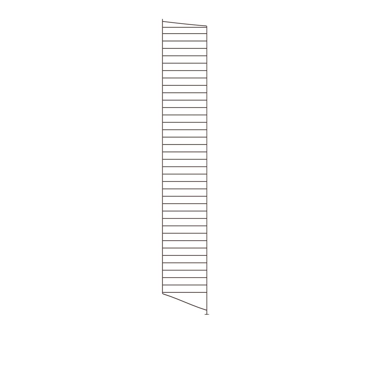 String - Golvgavel 200x30cm 1-pack mörkbrun - Hyllsystem