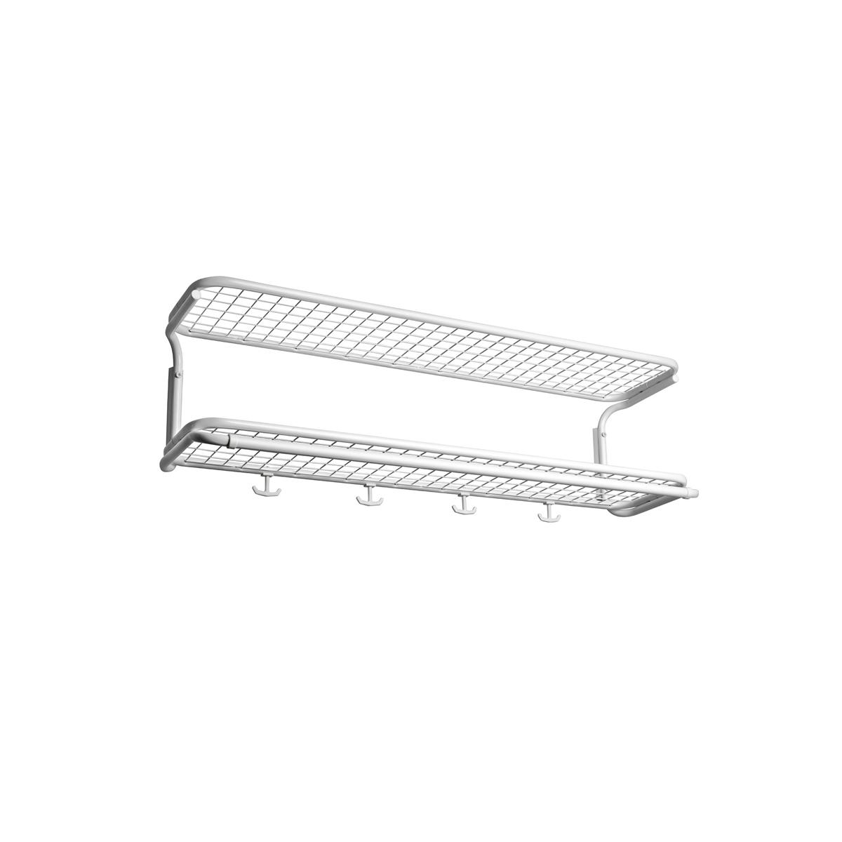 Essem Design - Classic 650 Hatthylla Vit/Vit, 50 cm - Hatthyllor och skohyllor - Gunnar Bolin - Vit - Metall/Plast