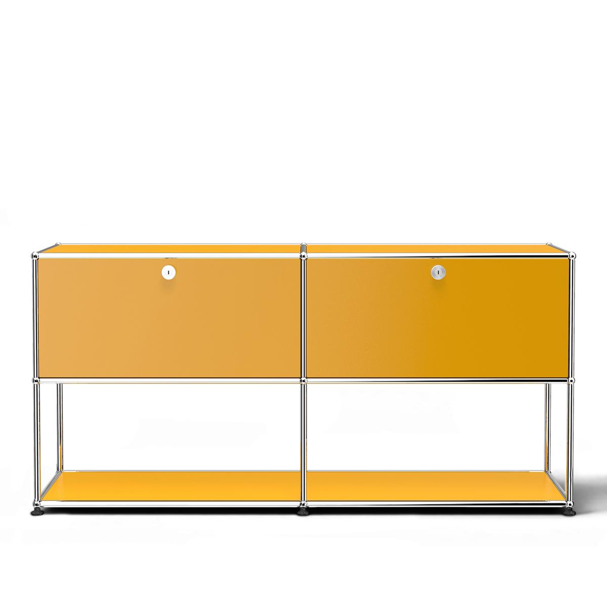 USM - USM Haller 40 Sideboard Golden Yellow - Skänkar och sideboards - Fritz Haller & Paul Schärer - Gul - Metall
