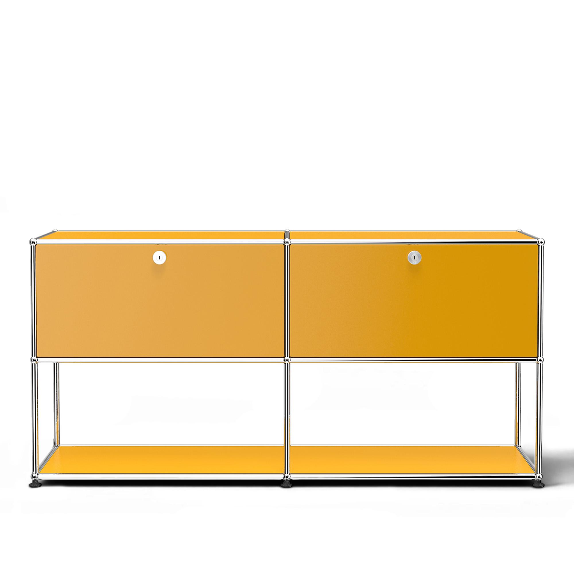 USM - USM Haller 40 Sideboard Golden Yellow - Sideboards - Fritz Haller & Paul Schärer - Gul - Metall