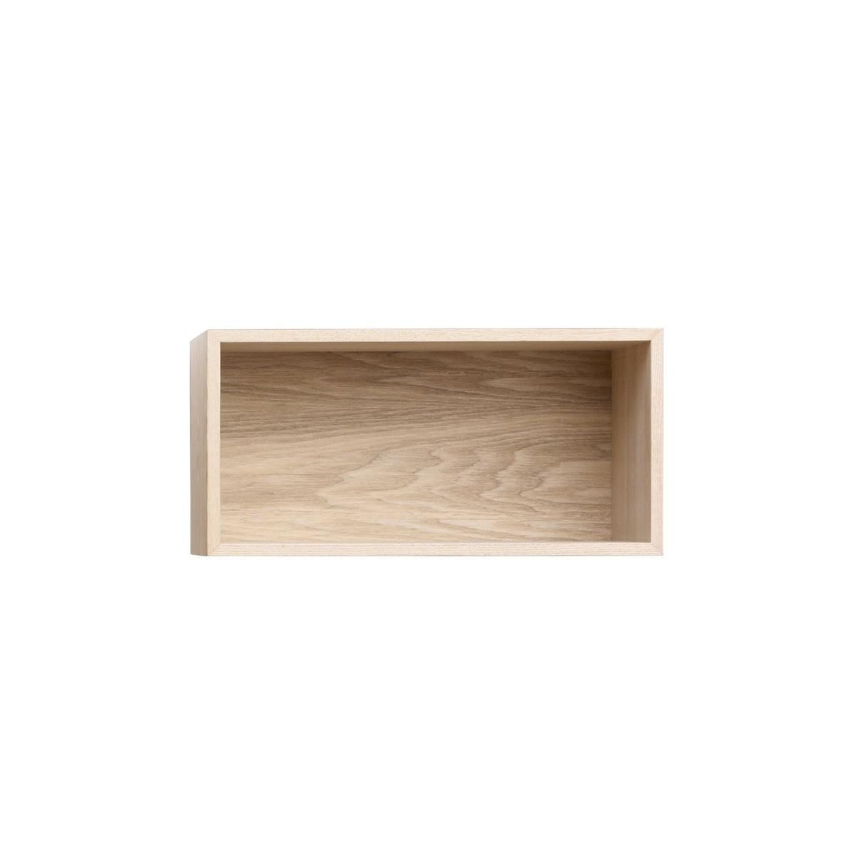 Muuto - Mini Stacked Storage 2.0, Small, Oak - Hyllsystem - Julien De Smedt - Träfärgad - Trä