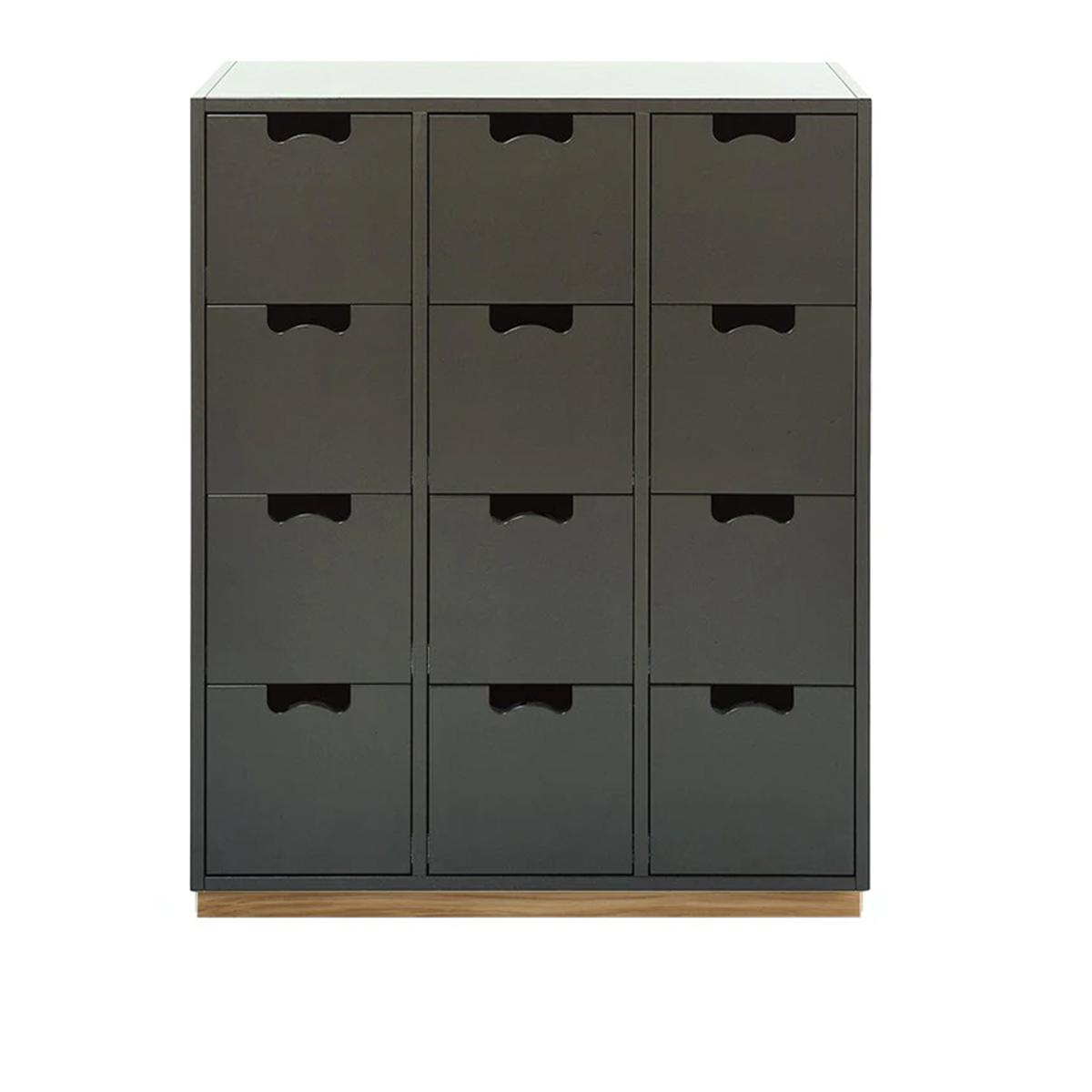 Asplund - Snow Drawer B - Taupe, Ek Sockel - Byråer -  Thomas Sandell & Jonas Bohlin - Grå - Trä