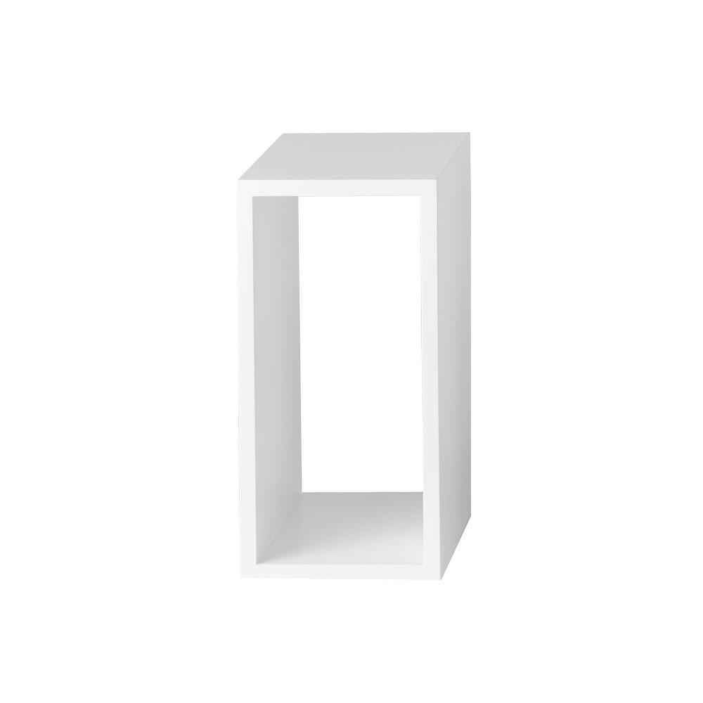 Muuto - Stacked 2.0 White Open Small - Hyllor - Julien De Smedt - Vit