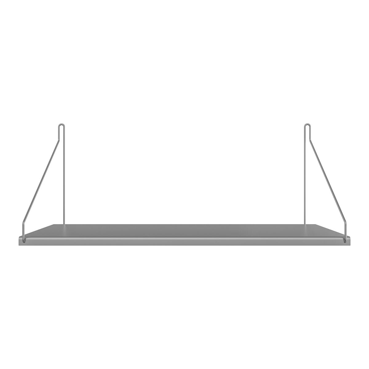 Frama - Single Shelf vägghylla Stainless Steel D27 W60 - Kim Richardt - Silver - Metall