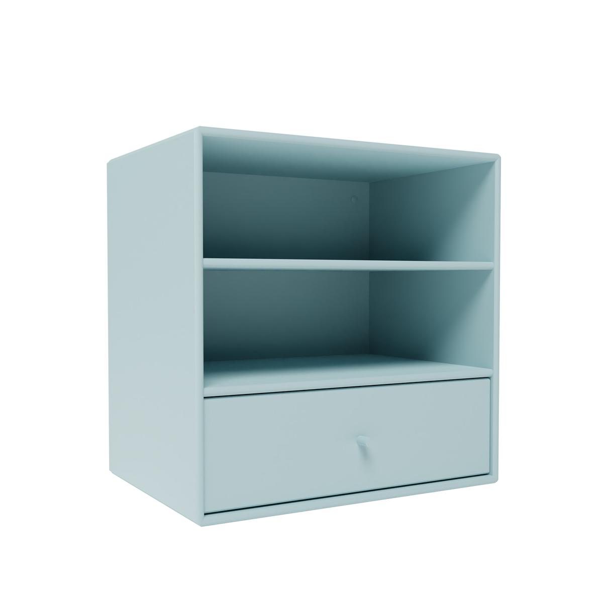 Montana - Montana Mini 1005 - Module With One Drawer - Flint - Hyllor & Hyllsystem - Peter J. Lassen - Grå