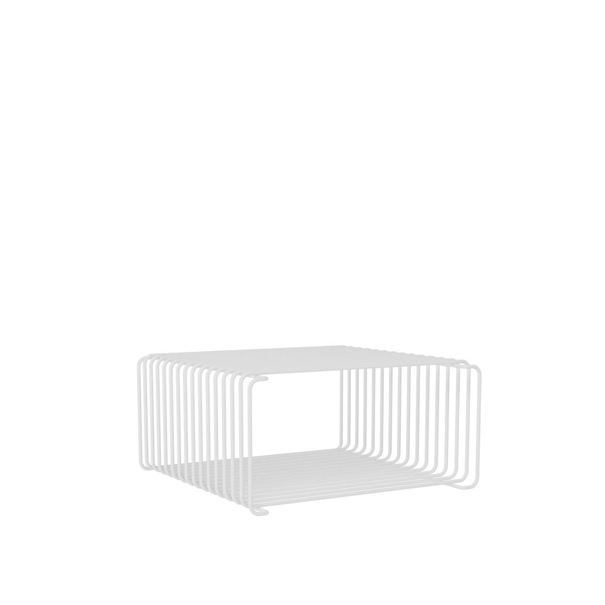 Montana - Panton Wire Half Height hylla, djup 34,8 cm - Snow - Hyllor & Hyllsystem - Verner Panton - Vit - Metall