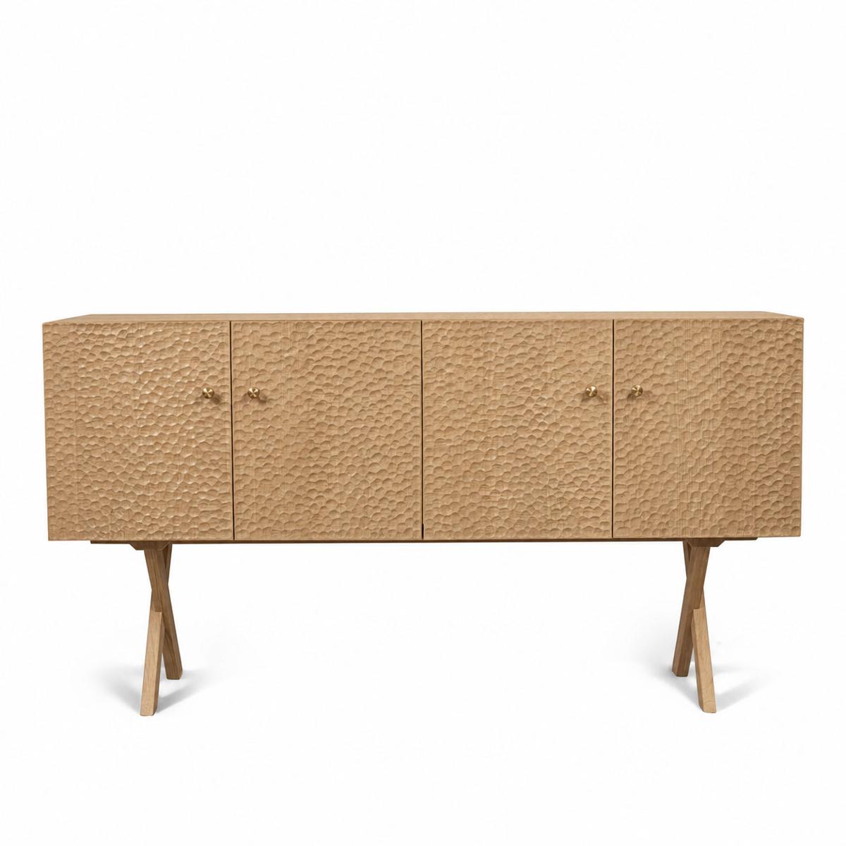 Zanat - Touch sideboard 172 cm massivt trä/oljad ek - Skänkar och sideboards - Studioilse - Träfärgad - Trä