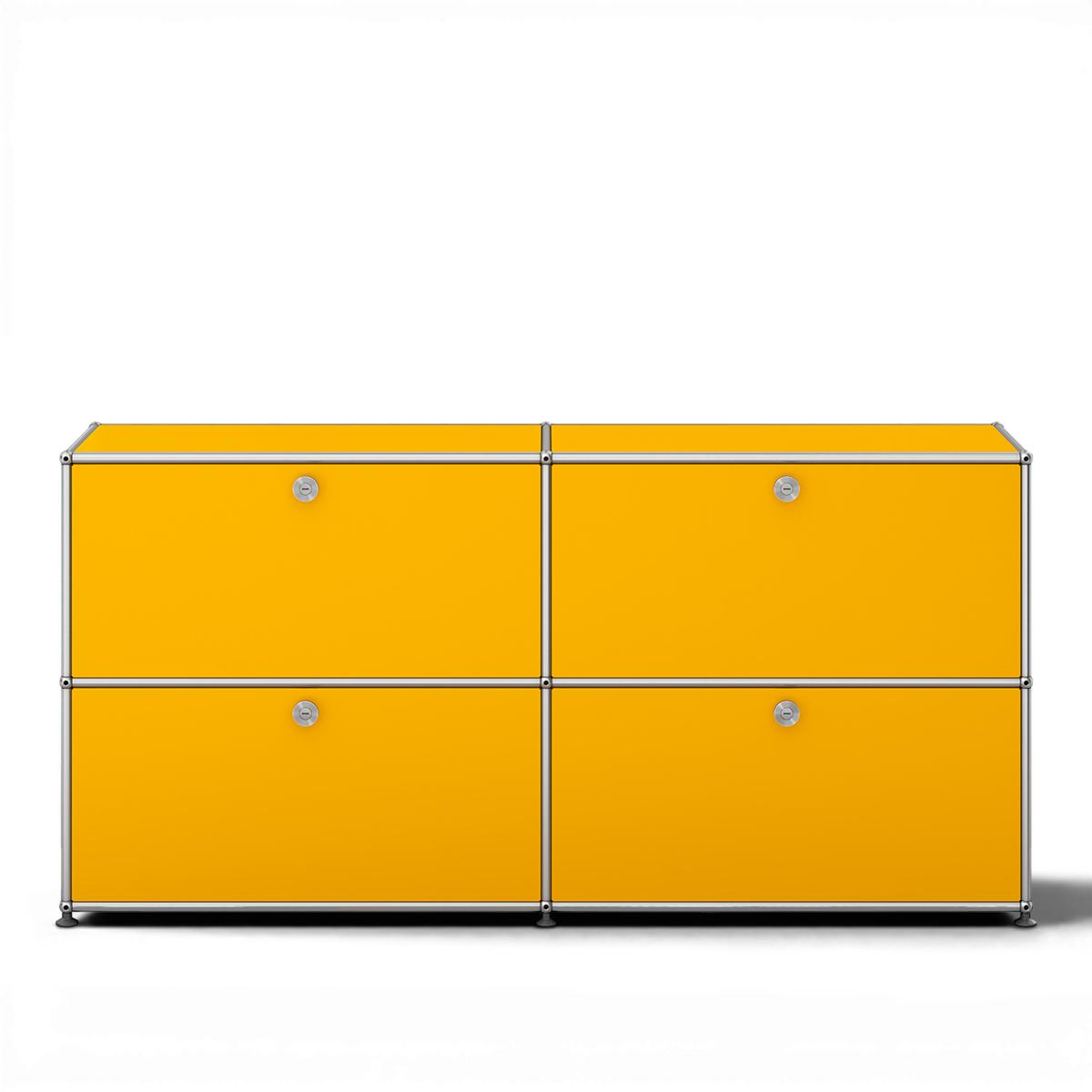 USM - USM Haller 109 Sideboard Golden Yellow - Skänkar och sideboards - Fritz Haller & Paul Schärer - Gul - Metall