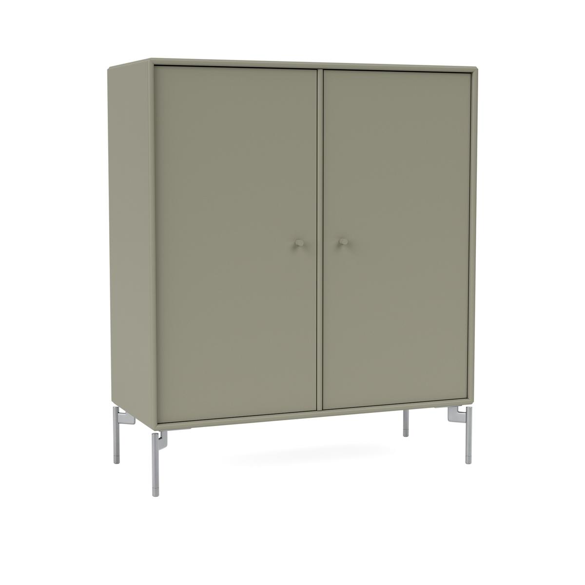Montana - Cover Cabinet 144-Fennel Matt Chrome - Skåp och vitrinskåp - Peter J. Lassen - Grön - Trä
