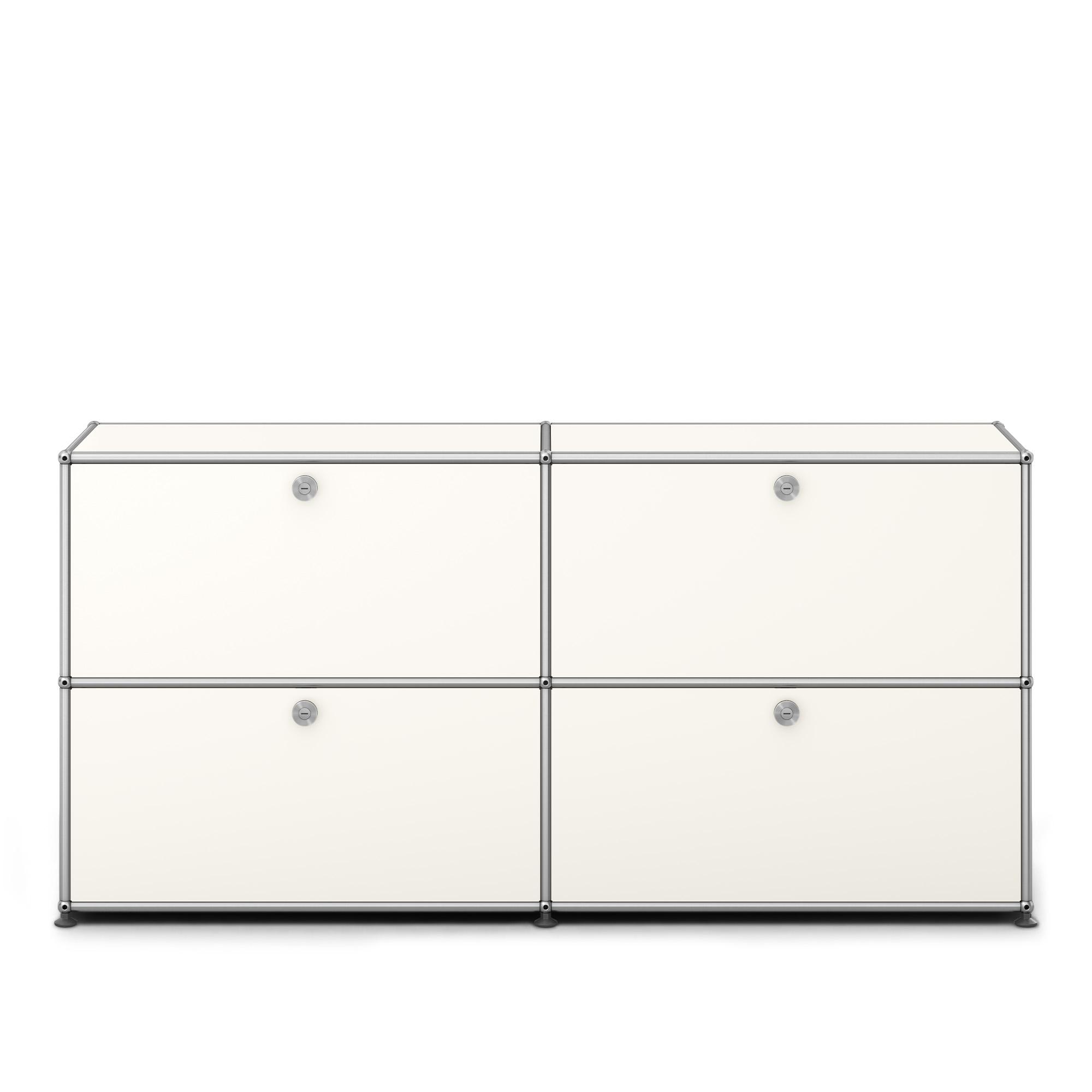 USM - USM Haller Sideboard E2 Pure White - Sideboards - Fritz Haller & Paul Schärer - Vit - Metall