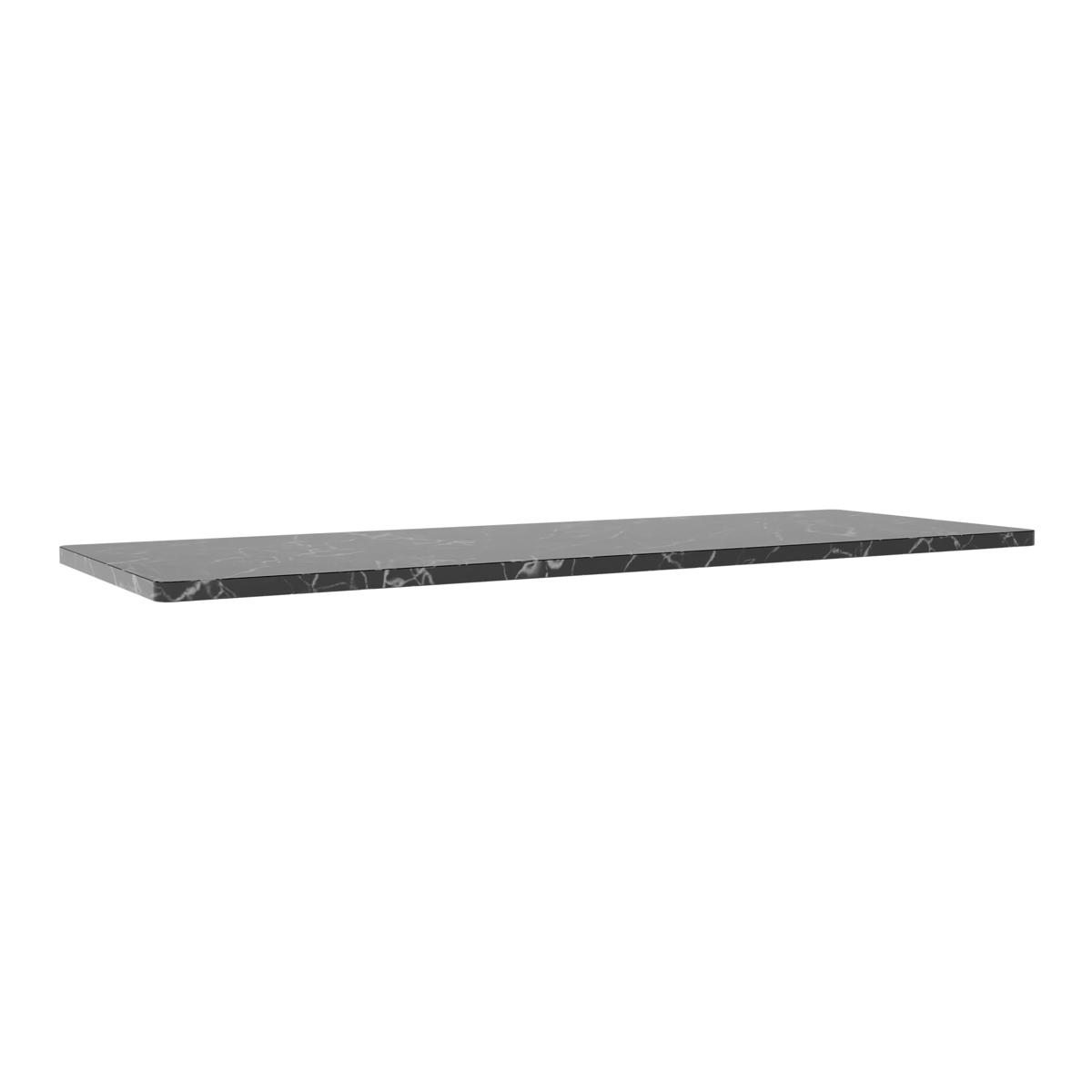 Montana - Panton Wire Extended toppskiva marmor, djup 25,7 cm - Black - Hyllor & Hyllsystem - Verner Panton - Svart - Sten