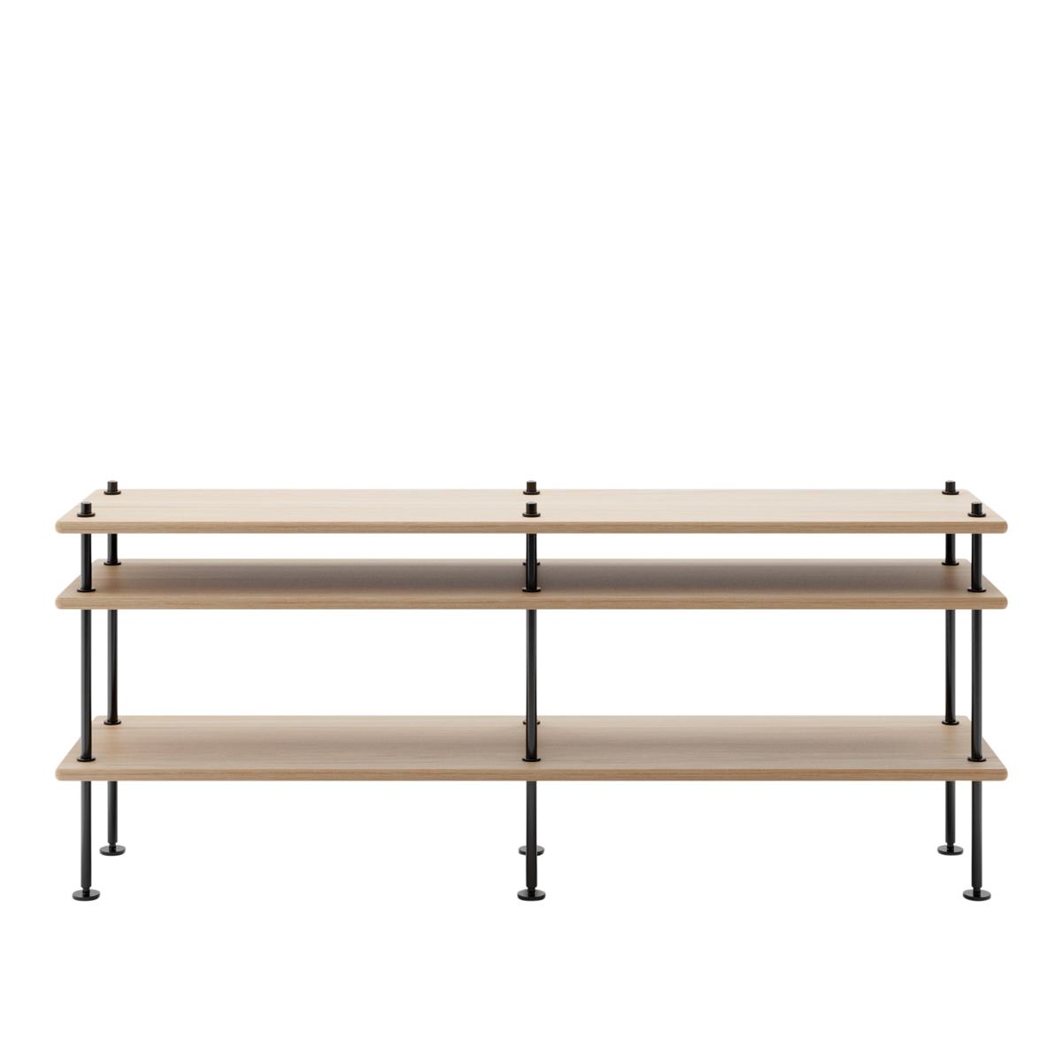 Carl Hansen - BM0253 150 x 60 cm, Vitoljad Ek - Hyllor - Børge Mogensen - Träfärgad - Metall/Trä