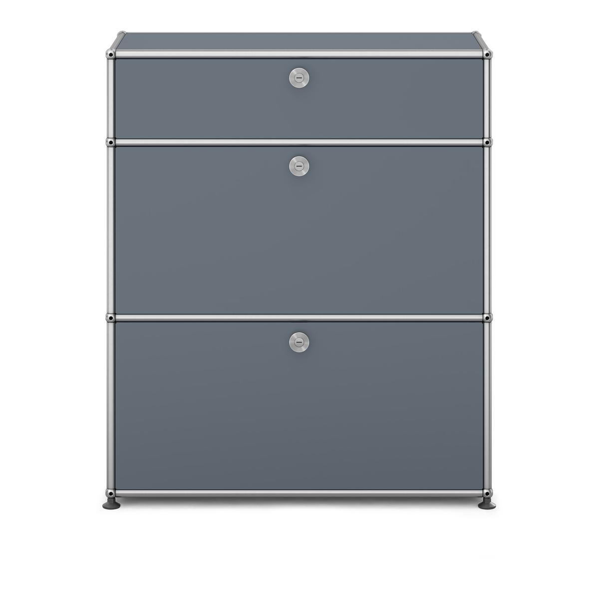 USM - USM Haller Shelf M25 USM Mid Gray - Byråer - Fritz Haller & Paul Schärer - Grå