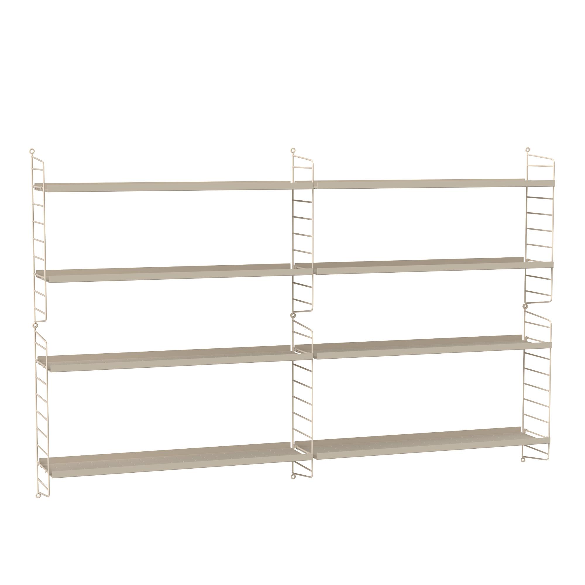 String - Vardagsrum Hyllsystem M Beige / Beige - Hyllor och hyllsystem - Beige