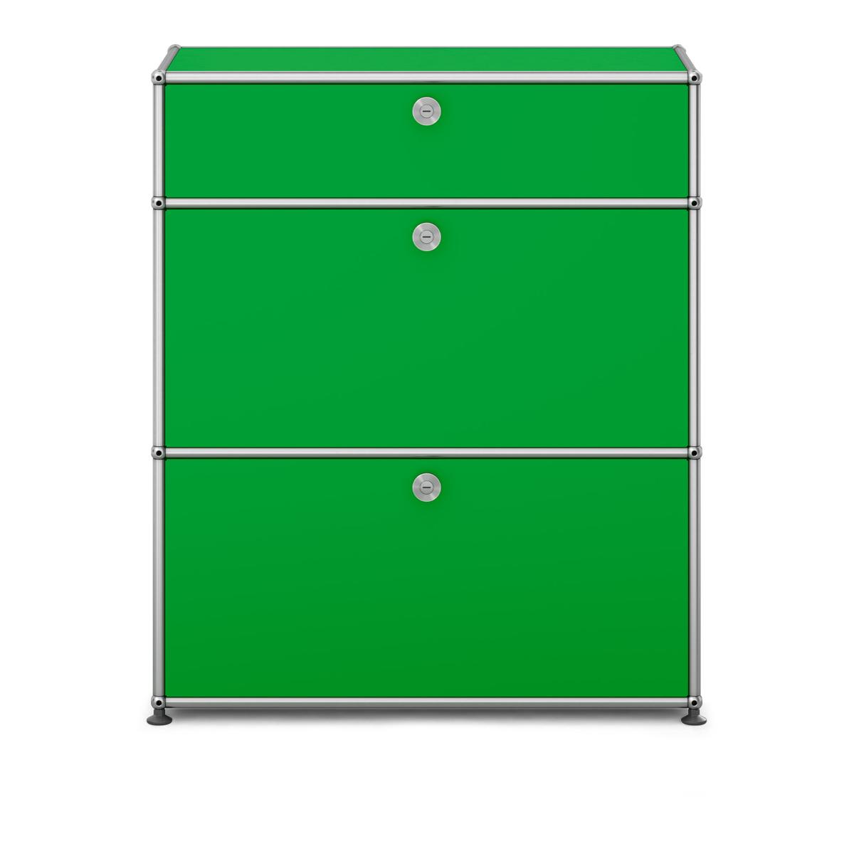 USM - USM Haller Shelf M25 USM Green - Byråer - Fritz Haller & Paul Schärer - Grön