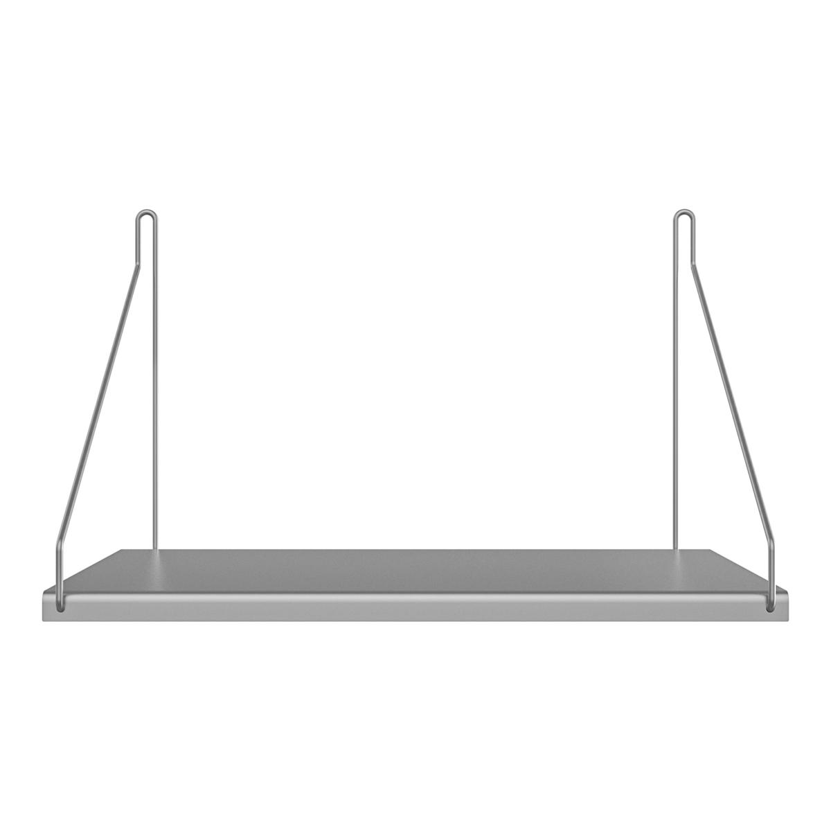 Frama - Single Shelf vägghylla Stainless Steel D27 W40 - Kim Richardt - Silver - Metall