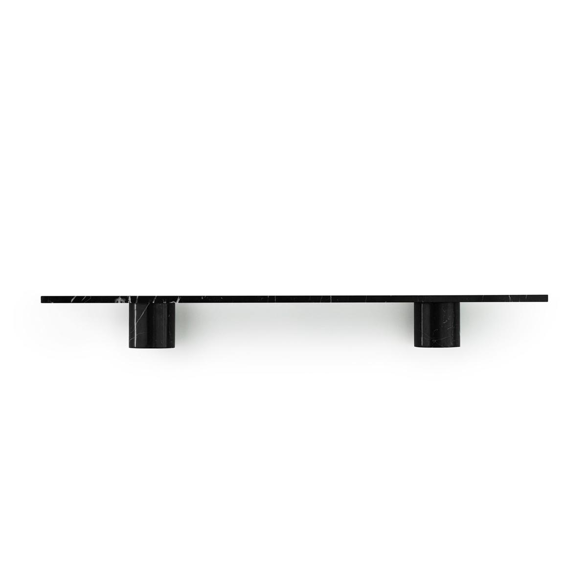 Normann Copenhagen - Sten hylla 120 cm black marble - Hyllor - Simon Legald - Svart - Sten