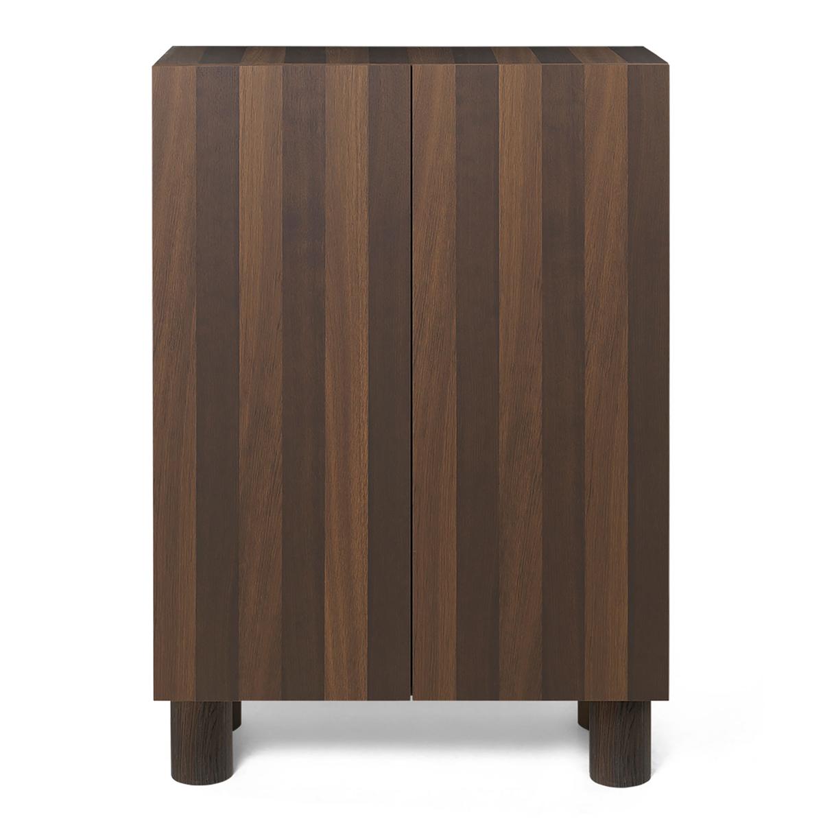 Ferm Living - Post Storage Cabinet Smoked Oak - Skåp och vitrinskåp - Träfärgad - Trä