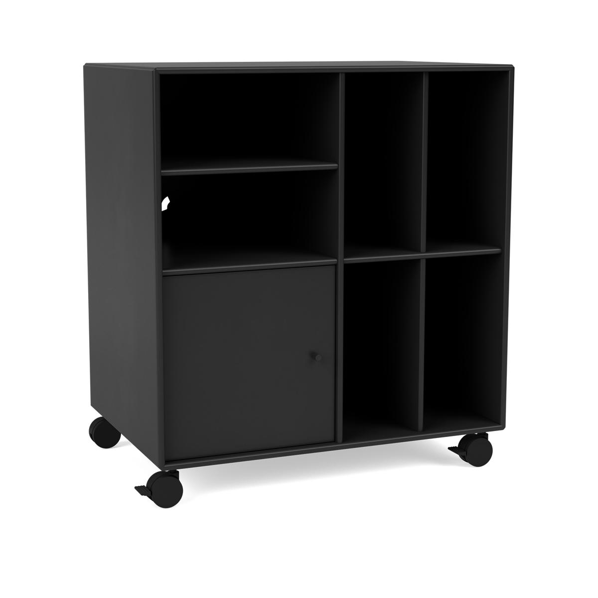 Montana - SPIN II Vinyl Storage, 05-CastorsCR70Black, 05 Black - Skåp och vitrinskåp - Peter J. Lassen - Grå
