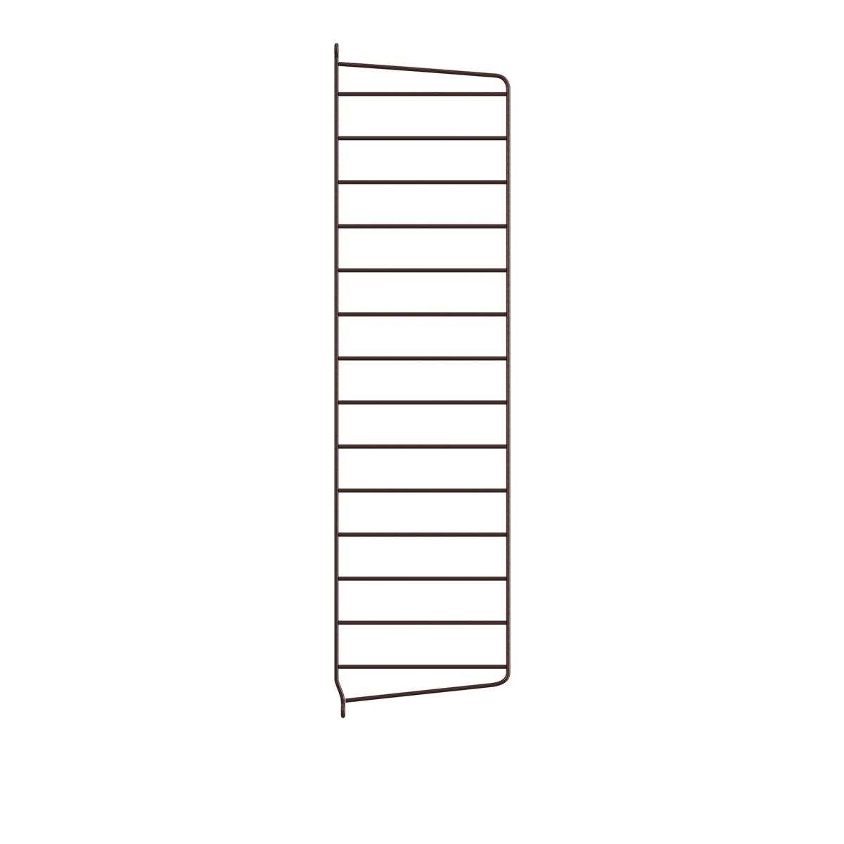 String - Väggavel 75 x 20 cm 1-pack mörkbrun - Hyllsystem - Brun - Metall