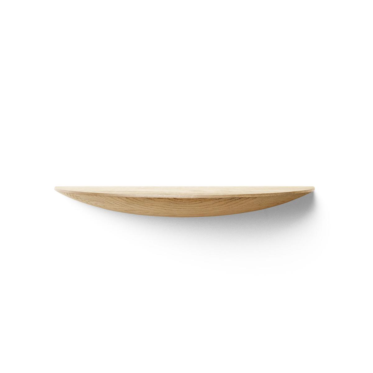 Audo Copenhagen - Gridy Fungi Shelf Natural Oak, Large - Vägghyllor - Gridy - Träfärgad - Trä
