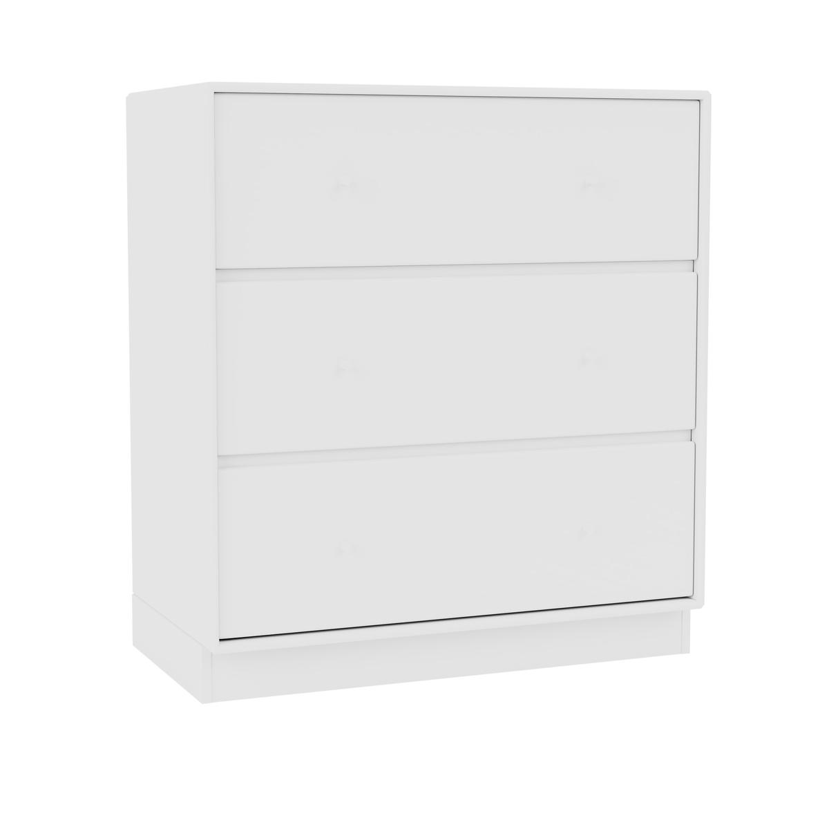 Montana - Carry Dresser, Plinth H7 cm - New White - Byråer - Peter J. Lassen - Vit - Trä