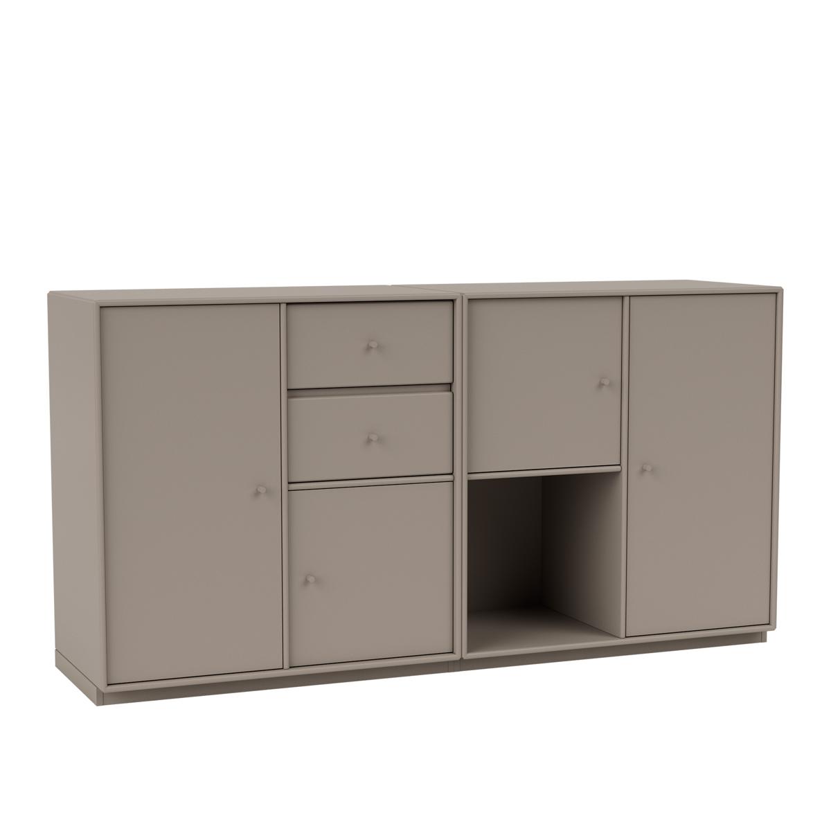 Montana - Couple Sideboard 141-Truffle 06 Plinth 3 cm - Skänkar och sideboards - Peter J. Lassen - Beige - Trä