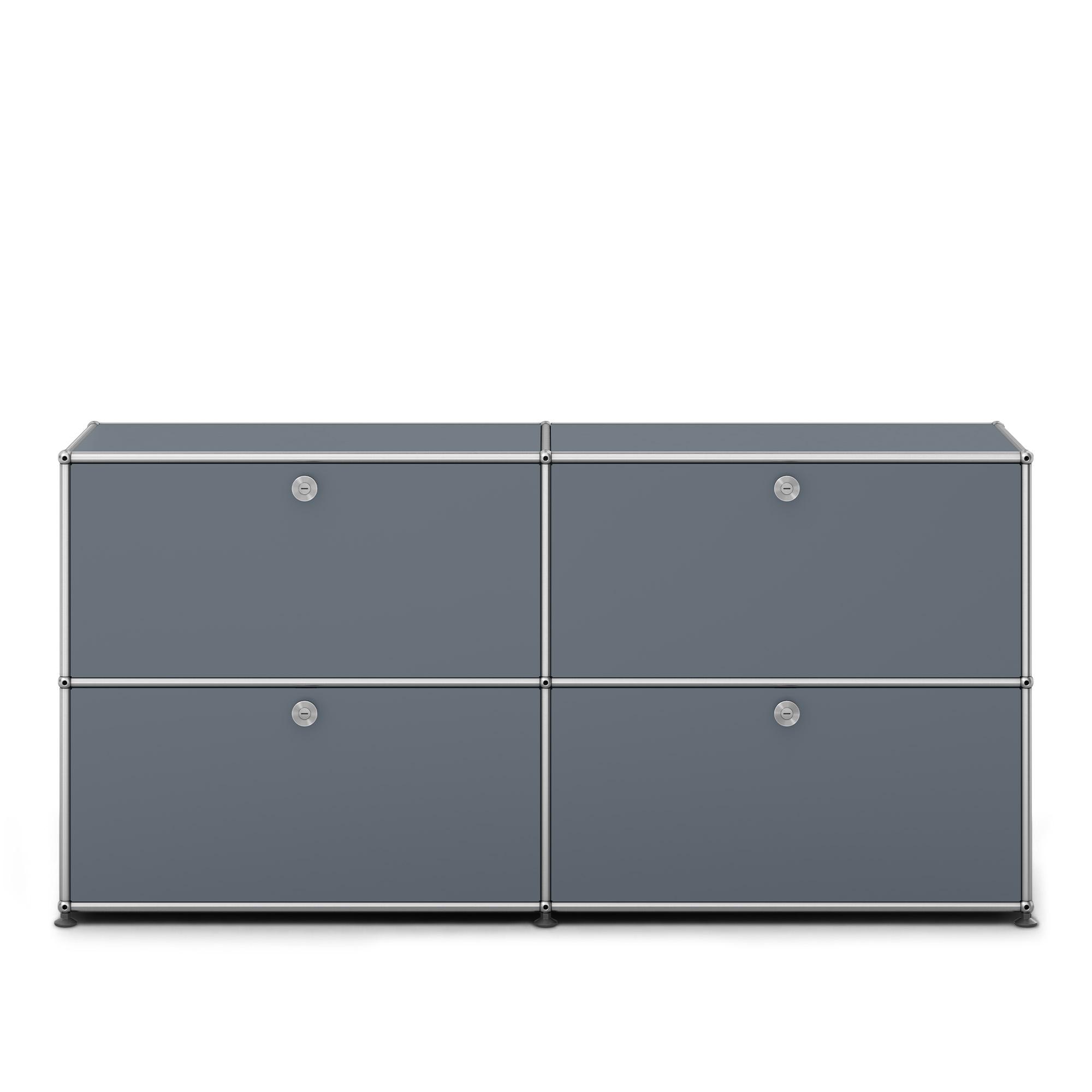 USM - USM Haller Sideboard E2 USM Mid Gray - Sideboards - Fritz Haller & Paul Schärer - Grå