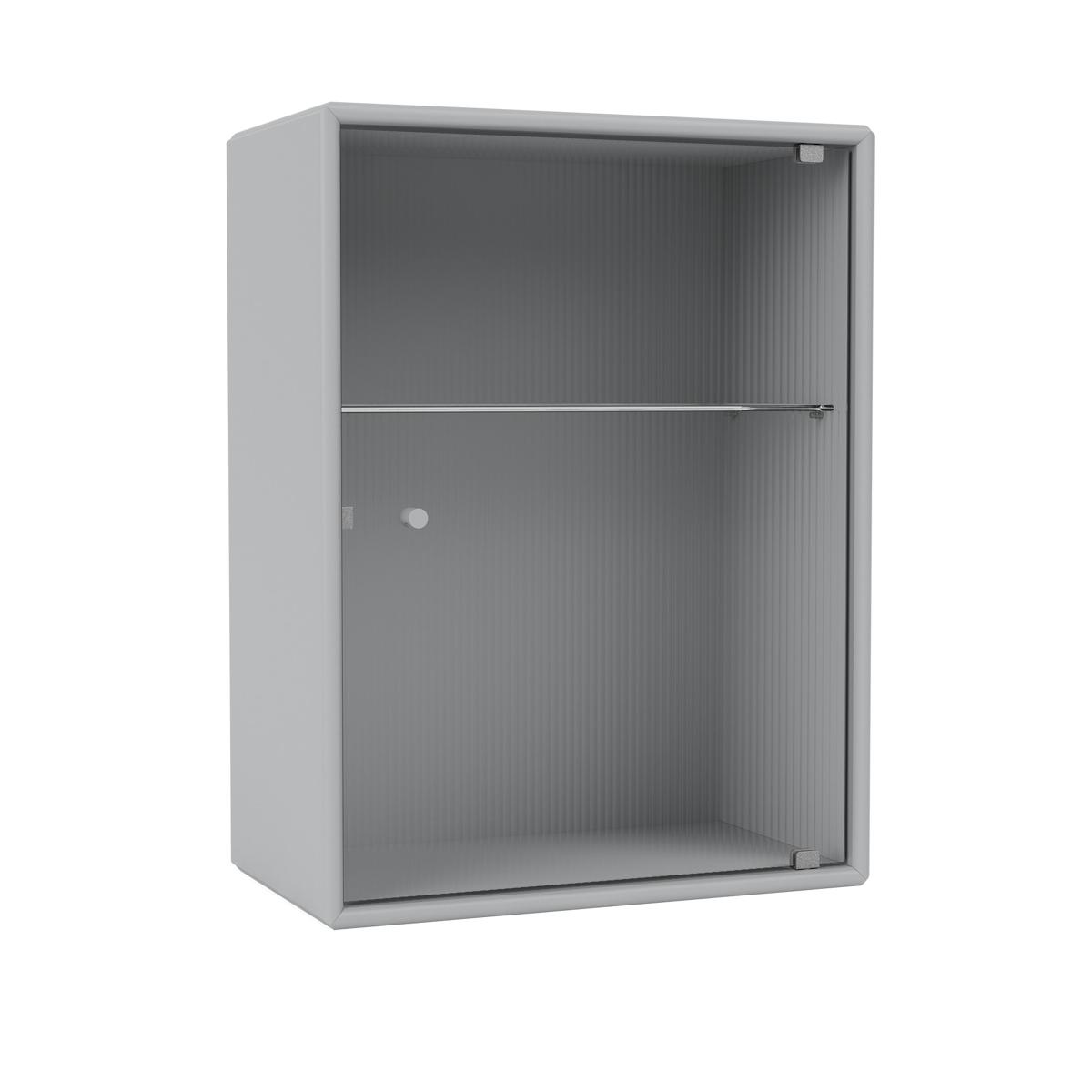 Montana - Ripple – Bathroom Cabinet 02-Fjord 04 Suspension Rails - Skåp och vitrinskåp - Peter J. Lassen - Blå - Trä