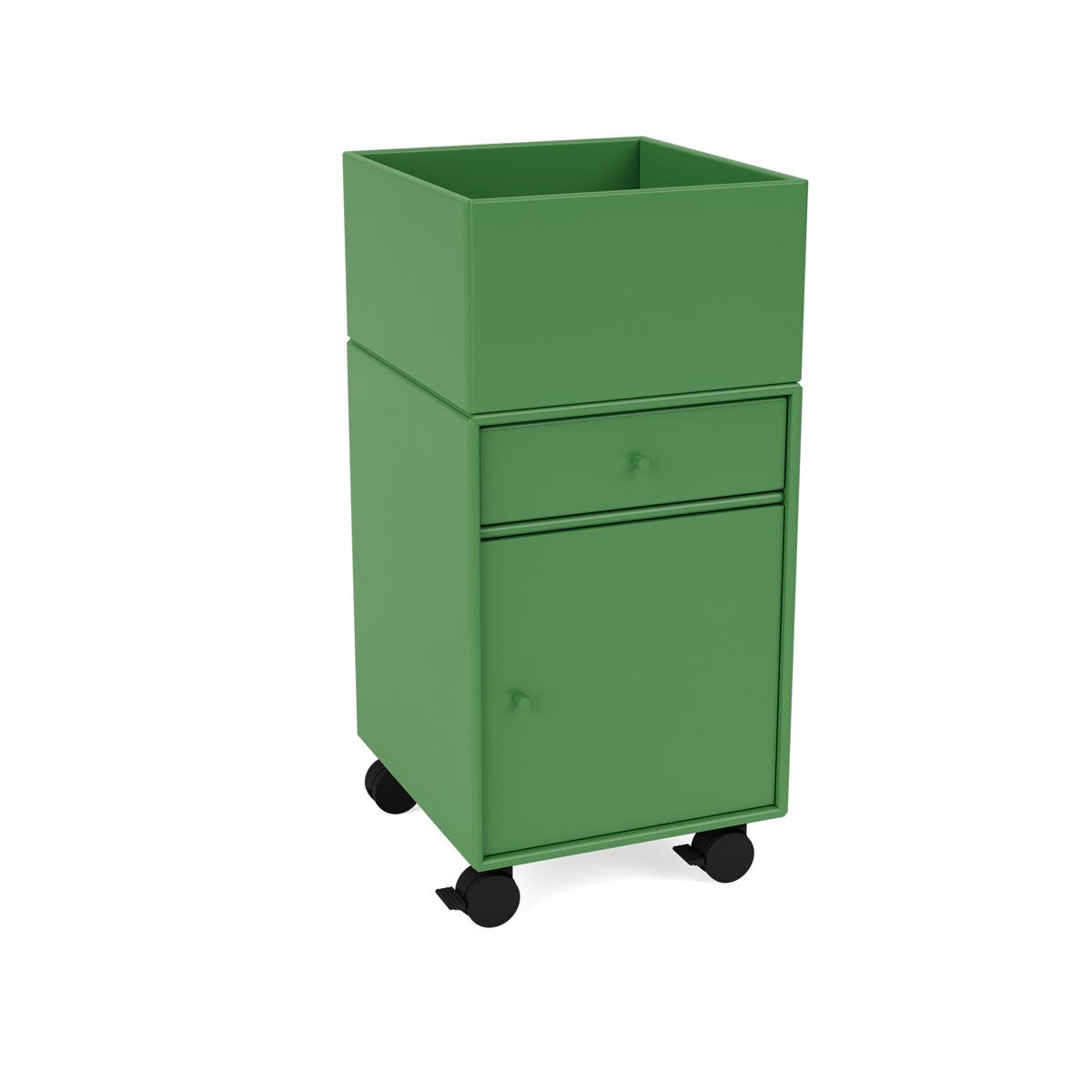 Montana - Runner Office Unit On Castors 152-Parsley 05 Castors CR70 Black - Hurtsar - Peter J. Lassen - Grön - Trä
