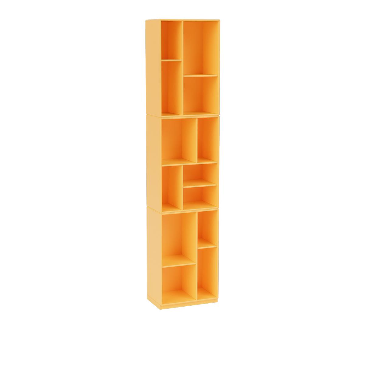 Montana - Loom Slim Bookcase 166-Acacia 06 Plinth 3 cm - Hyllor - Peter J. Lassen - Gul - Trä