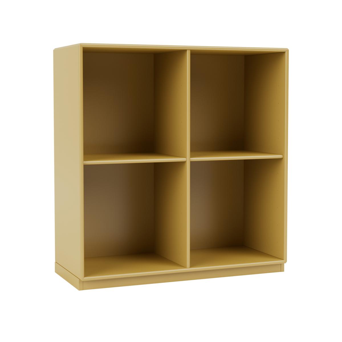 Montana - Show Bookcase 157-Cumin 06 Plinth 3 cm - Hyllor & Hyllsystem - Peter J. Lassen - Gul - Trä