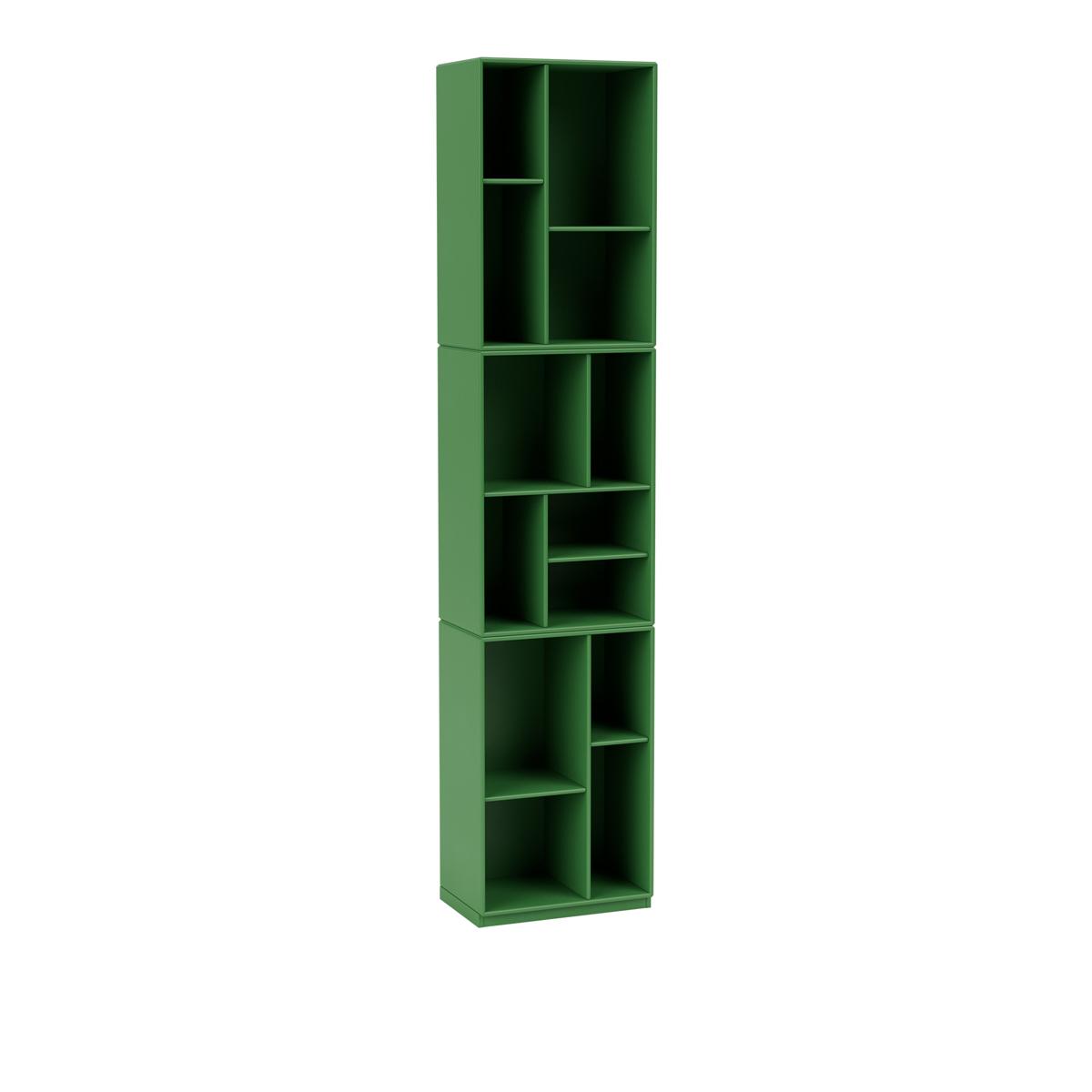 Montana - Loom Slim Bookcase 152-Parsley 06 Plinth 3 cm - Hyllor - Peter J. Lassen - Grön - Trä