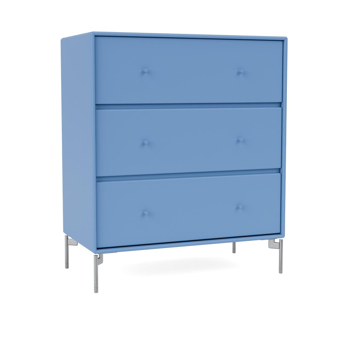 Montana - Carry Dresser 154-Azure Matt Chrome - Byråer - Peter J. Lassen - Blå - Trä
